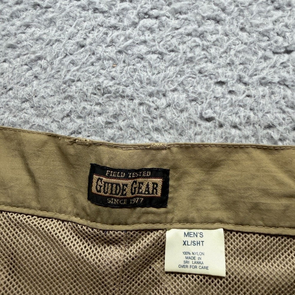 Guide Gear Pant Men XL Brown Nylon Windbreaker Cargo Convertible Hiking Gorpcore - Picture 3 of 9